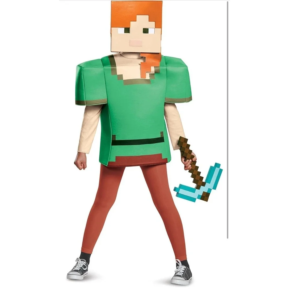 Minecraft Pickaxe Sword Toy Costume Prop 15.75